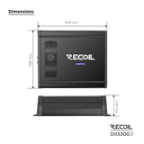 2-pack GAS MAX S1-12D1 med Recoil DII 3300.1, 2x12" baspaket