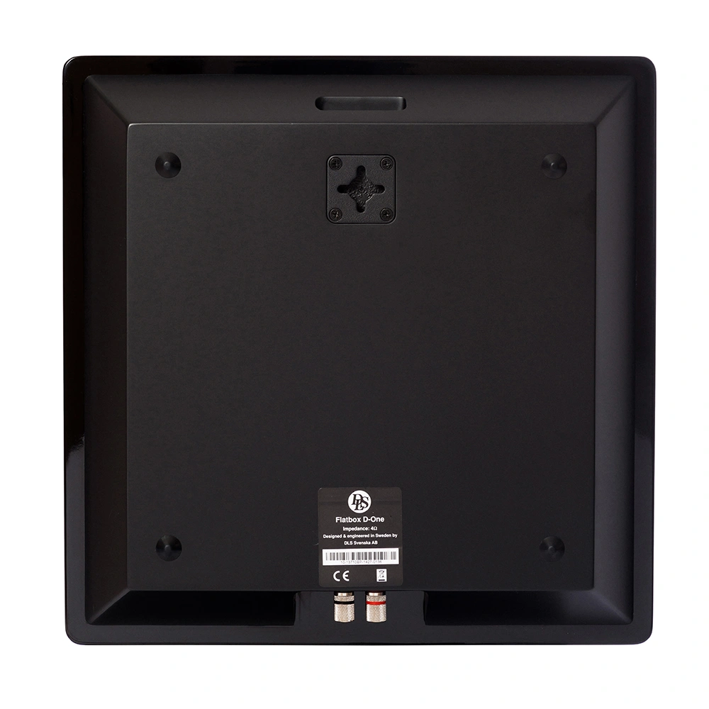 DLS Flatbox D-One vägghögtalare i svart, styck