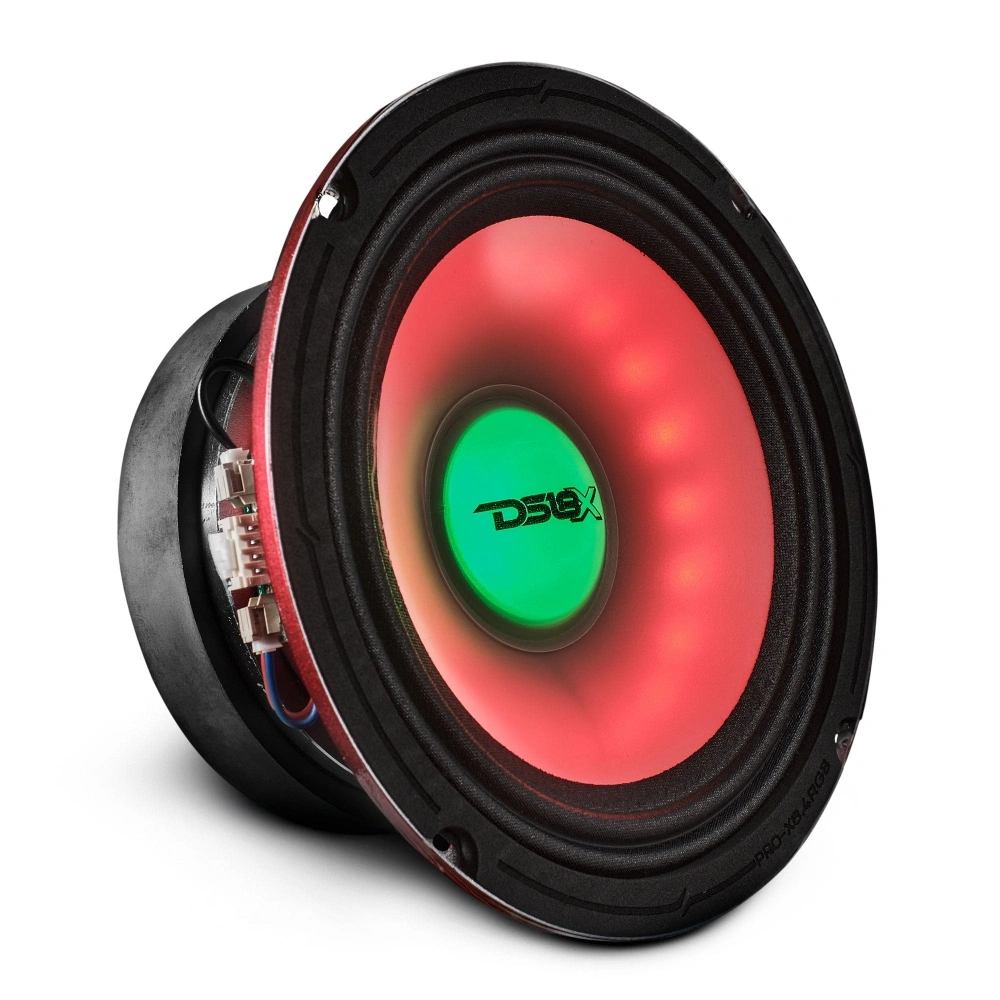 4-pack DS18 PRO-X6.4RGB, 6.5 tums RGB LED-midbasar
