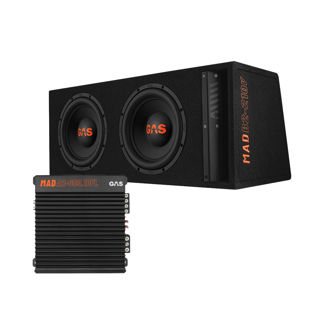 Komplett Ljudpaket – GAS MAD B2-210V + MAD A2-600.1DFL + LOUD AS HELL Raggarplanka