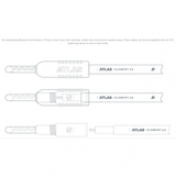 Atlas Element Bi-Amp Achromatic Z 4-4, terminerad högtalarkabel 2x3 meter