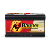Batteripaket, 3 stycken Banner 95Ah AGM