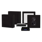 System One A50BT, SC4B & 2 par mattsvarta DLS Flatbox Mini9976