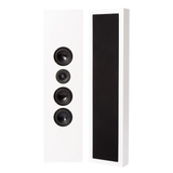 2-pack DLS Flatbox XXL on-wall högtalare, mattvitt