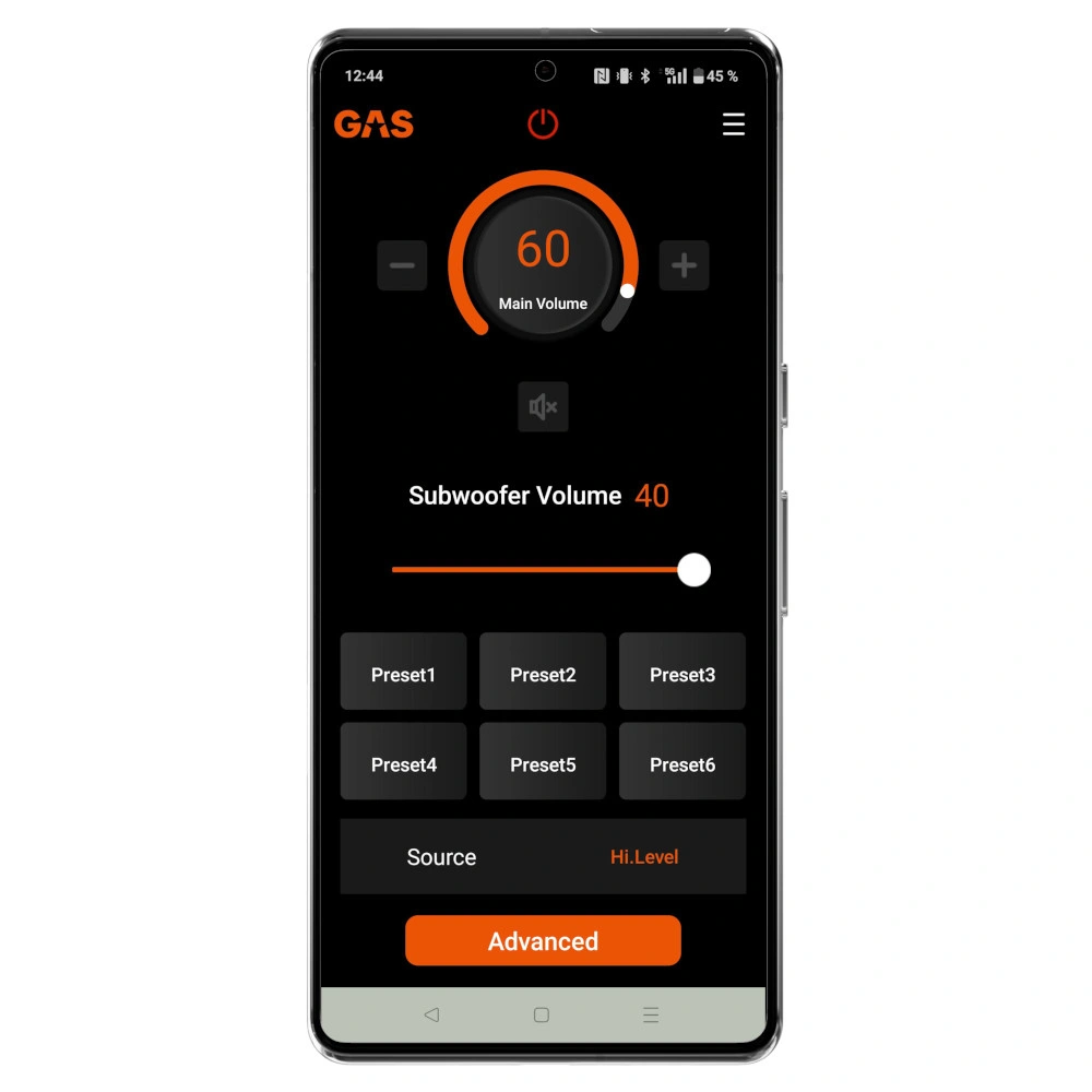 GAS MAD D-48BT, 8-kanalig DSP med Bluetooth