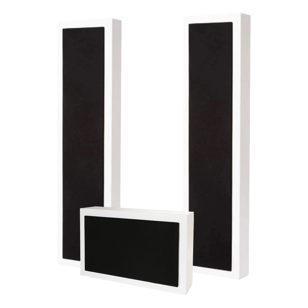 2-pack DLS Flatbox XXL & Flatsub 8.2 2.1 högtalarpaket, vit