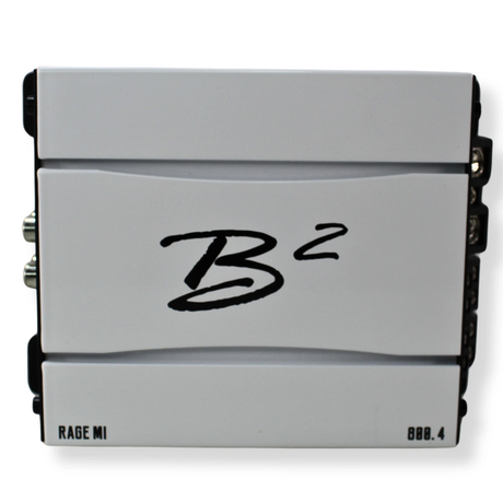 B² Audio RAGE 800.4 MINI, kompakt 4-kanalssteg