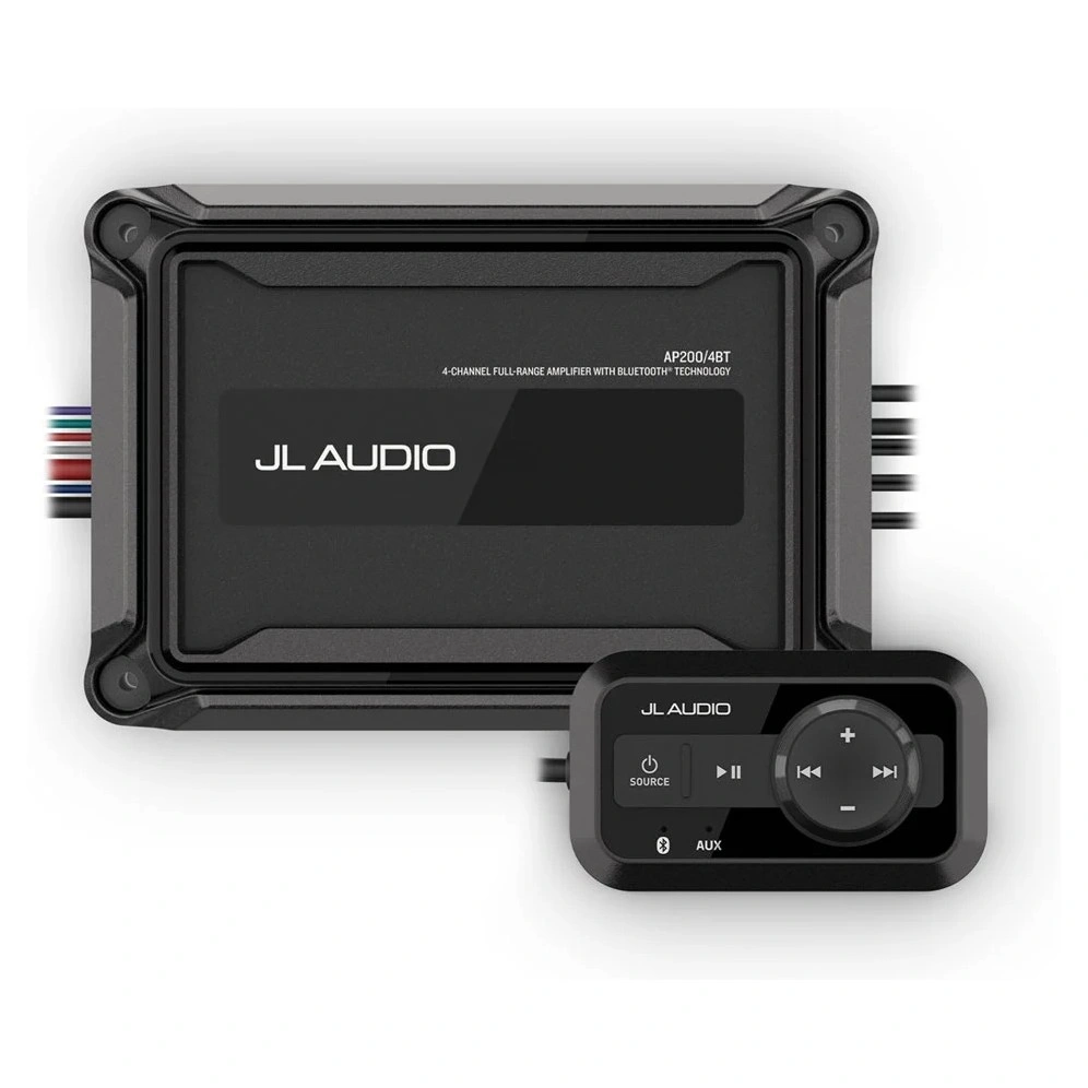 JL Audio AP200/4BT, marint 4-kanaligt slutsteg med Bluetooth
