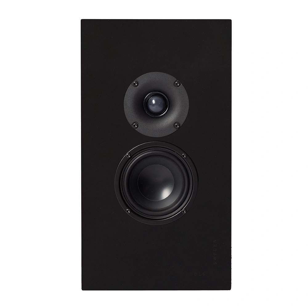 2-pack DLS Flatbox Midi on-wall högtalare, mattsvart