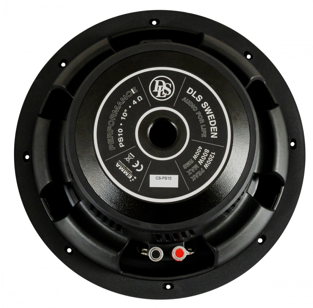 DLS Performance PS10 i sluten låda & CCi500, 1x10" baspaket