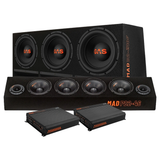 GAS MAD B2-310V A-traktor paket med Tershine tillbehör, Super maxat raggarkit