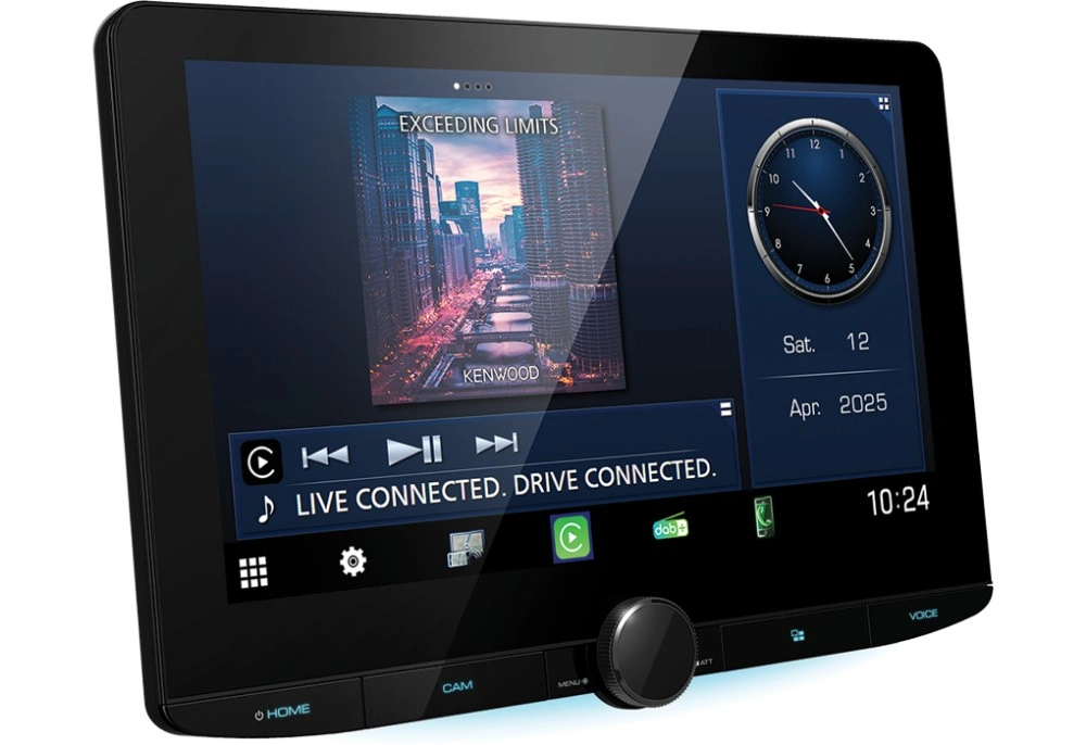 Kenwood DMX9724XDS, 10.1" skärm, Android Auto och CarPlay