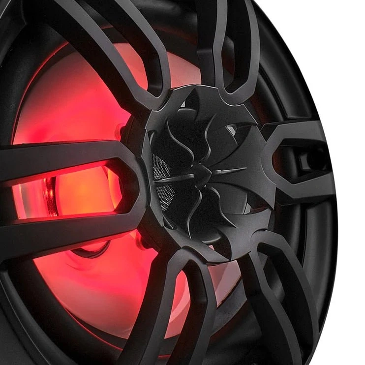 DS18 NXL-69/BK, svarta 6x9 tums marinhögtalare med LED, par