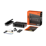 GAS MAD M110-BTR, bilstereo med Bluetooth 5.3, AUX, USB-C & 2 par lågnivå