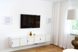 System One A50BT & 2-pack DLS Flatbox Slim Mini, stereopaket