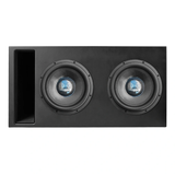 Portad 2x12 tums Comp-låda med 2st Hammer Tech HCU12D2