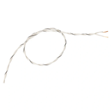 Auto-Connect tvinnad högtalarkabel 2x0.8mm² vit, pris per meter
