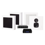 System One A50BT, SC4B & 2 par mattvita DLS Flatbox Mini
