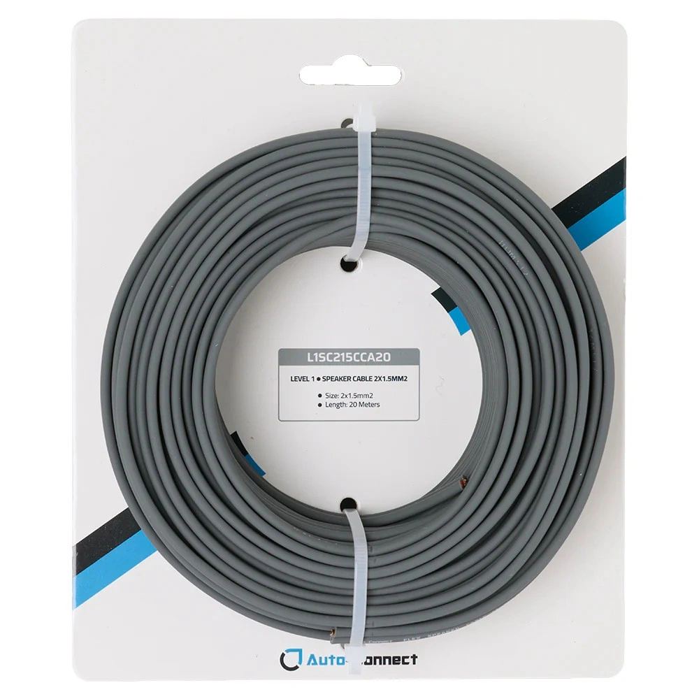 Auto-Connect CCA-Högtalarkabel 2x1.5 mm², 20 meter
