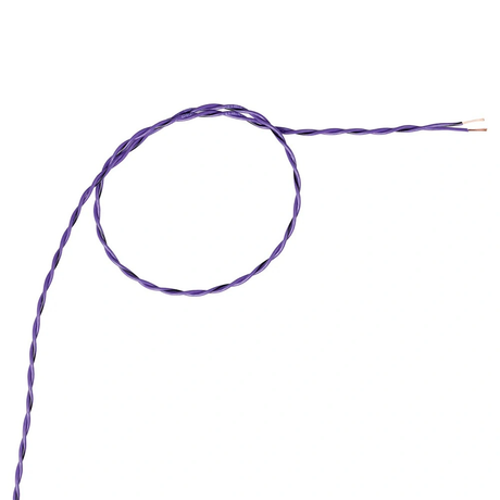Auto-Connect Tvinnad OFC-högtalarkabel 2x0.5 mm², lila löpmeter