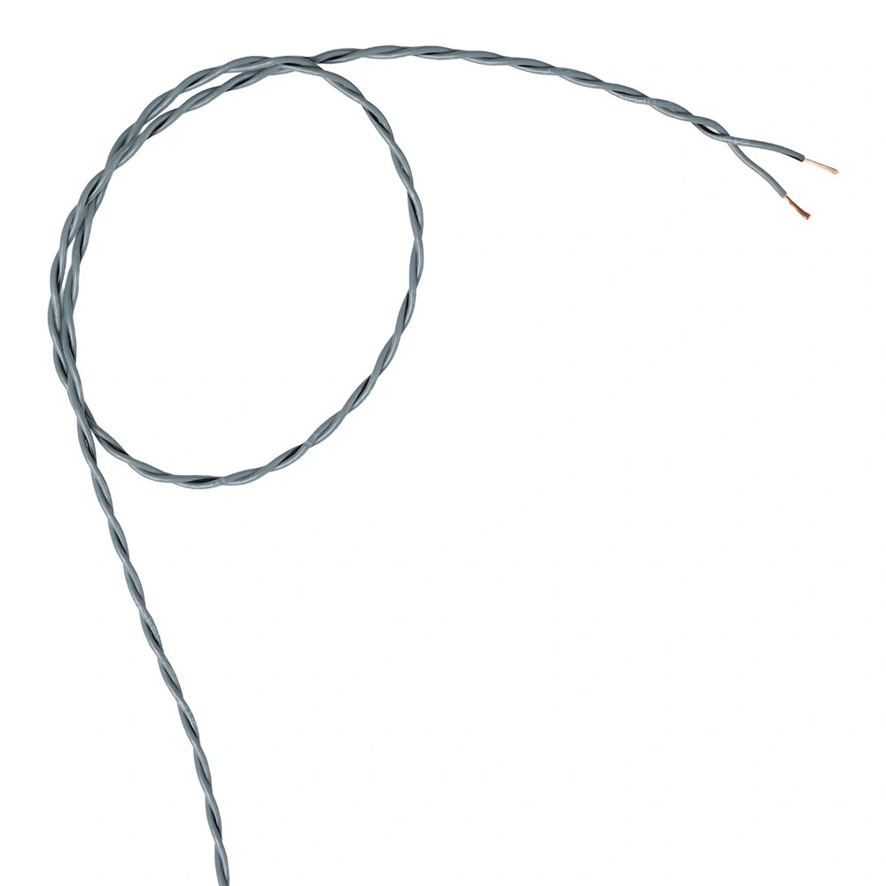 Auto-Connect Tvinnad OFC-högtalarkabel 2x0.5 mm², grå löpmeter