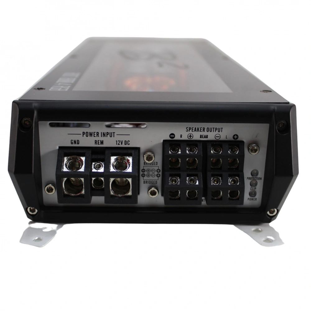 B2 Audio RIOT 1800.4 RGB, fyrkanaligt slutsteg med RGB-belysning