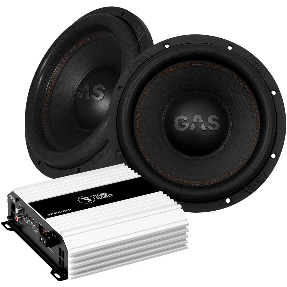 2-pack GAS MAX S1-12D1 med Bass Habit SP31001FR, 2x12 baspaket
