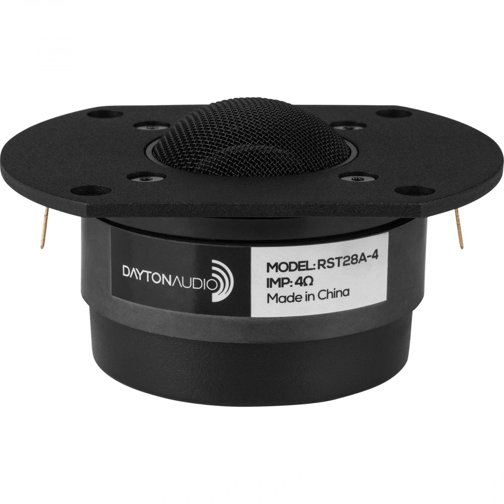 Dayton Audio RS28TF, frontplatta till RS-diskanter