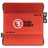 2-pack Rockford Fosgate P3D4-15 & Bass Habit SPL ELITE 3100.1DF, baspaket