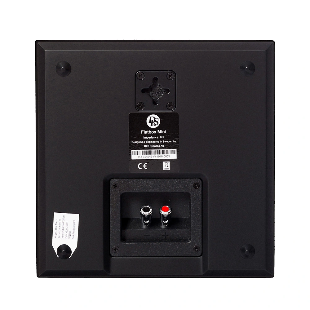 System One A50BT, SC4B & 2 par mattsvarta DLS Flatbox Mini9976