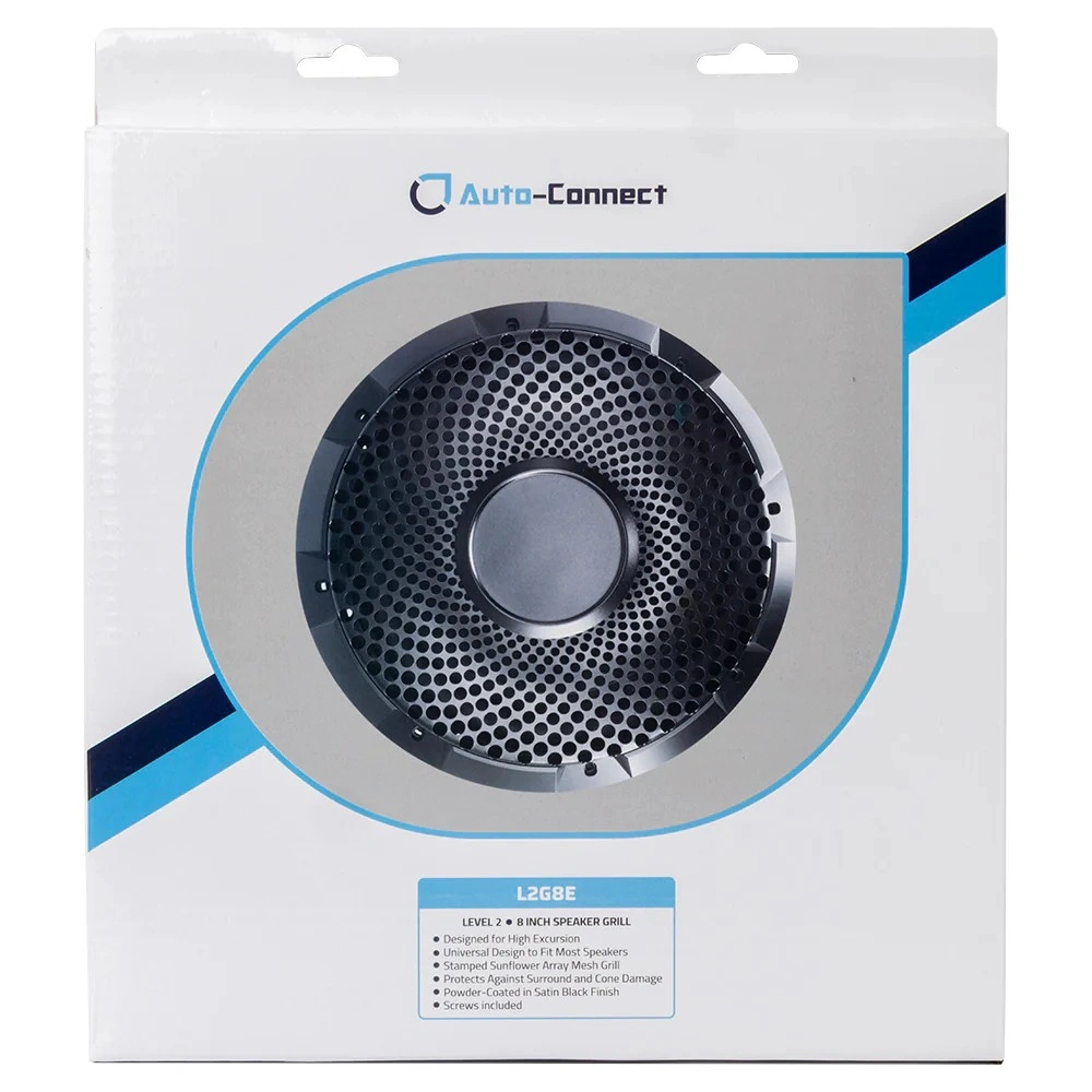 Auto-Connect L2G8E High Excursion Grill, 8 tums högtalargaller