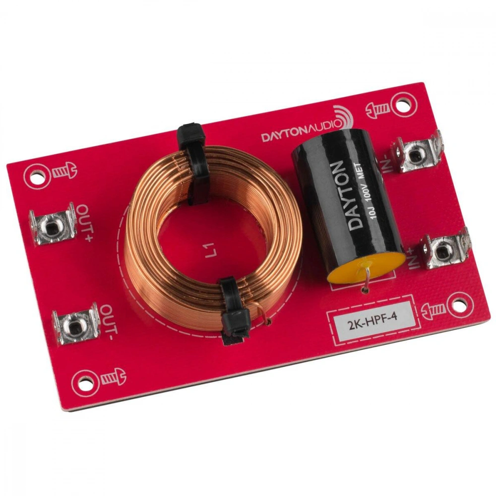 Dayton Audio Högpassfilter 12dB/okt 4ohm, styck