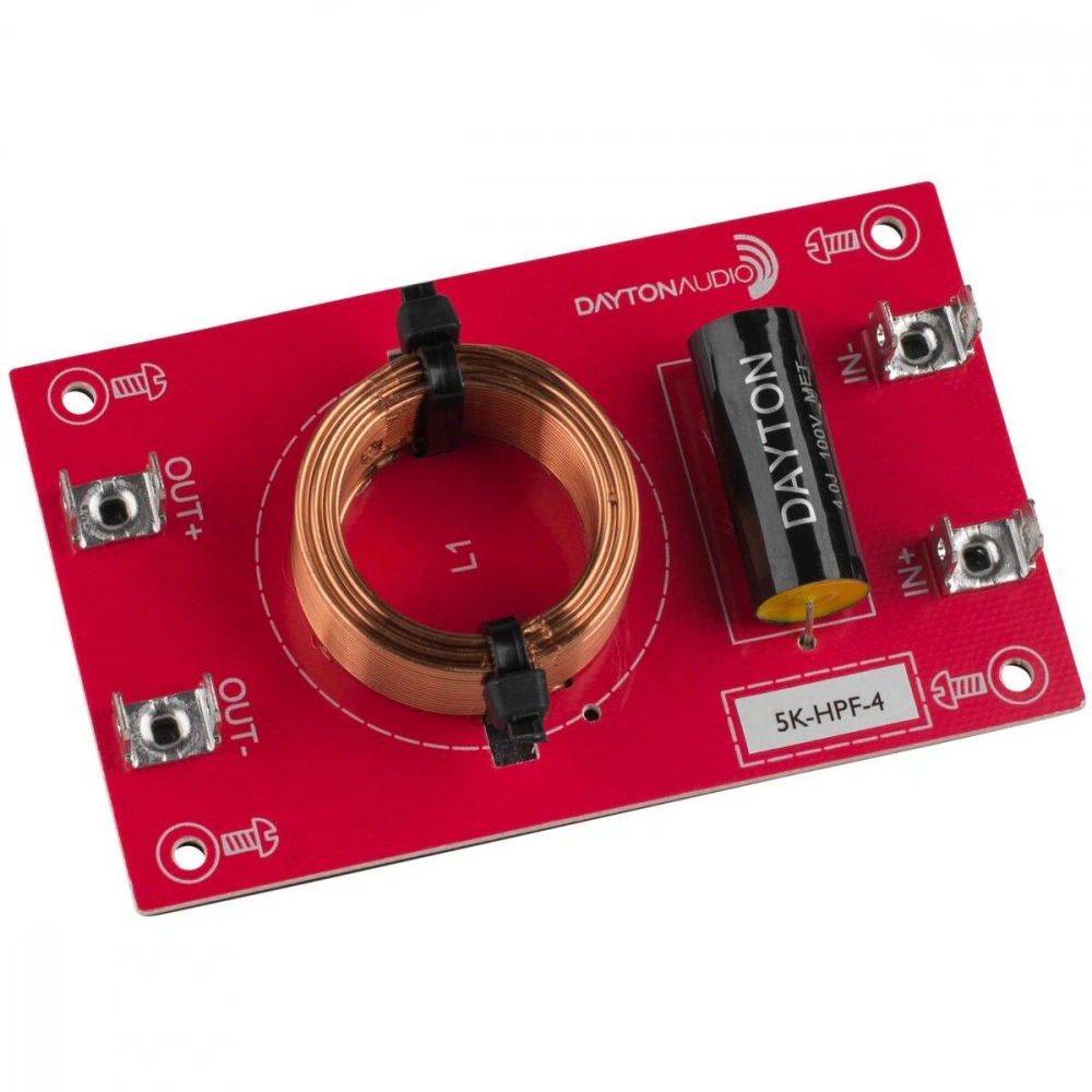 Dayton Audio Högpassfilter 12dB/okt 4ohm, styck
