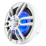 DS18 NXL-69/WH, vita 6x9 tums marinhögtalare med LED, par