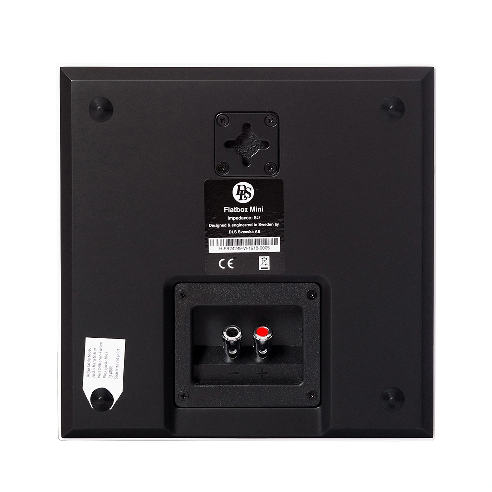 System One A50BT, SC4B & 2 par mattvita DLS Flatbox Mini