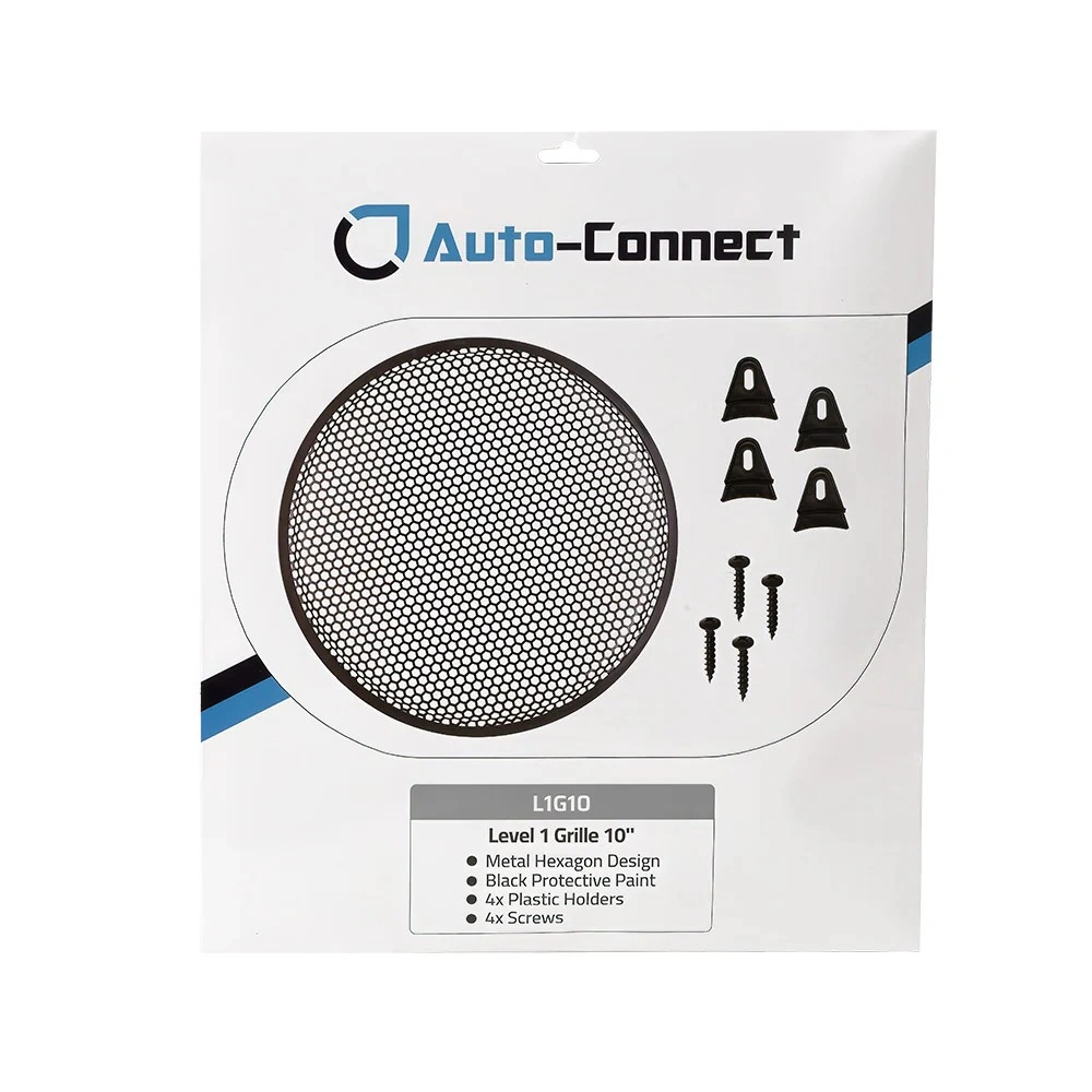 Auto-Connect Hexagon högtalargaller, 10 tum