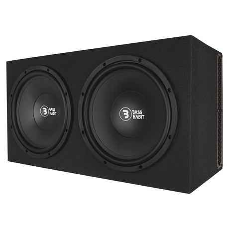 Bass Habit raggarpaket med 4-pack 6.5" midbasar, baslåda och Rebel-slutsteg