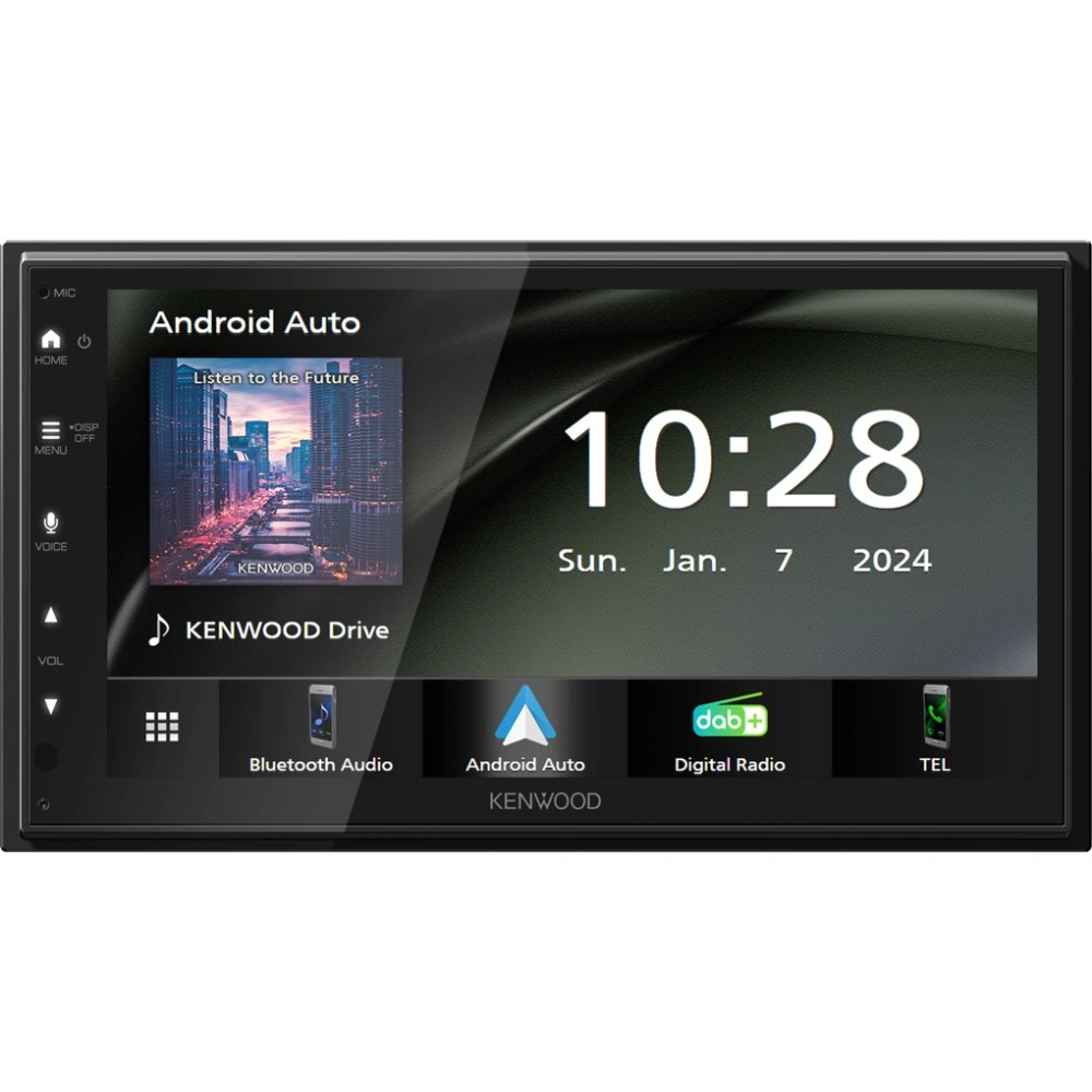 Kenwood DMX5023DABS, bilstereo med DAB, CarPlay & Android Auto
