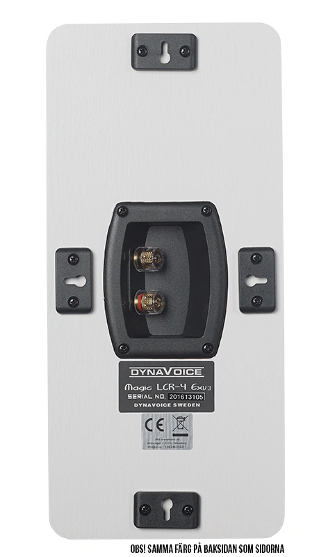 Dynavoice Magic LCR-4 EX v3 Vägghögtalare Svart ask, par