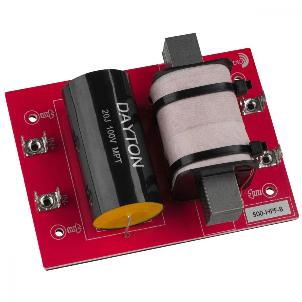 Dayton Audio Högpassfilter 12dB/okt 8ohm, styck