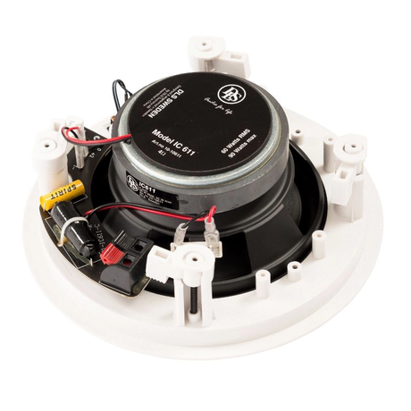 DLS IC 611, 6.5'' inbyggnadshögtalare, par