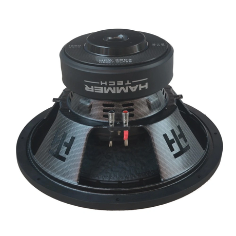 Hammer Tech Heavy Class HCW15V2D1, 15 tums bas