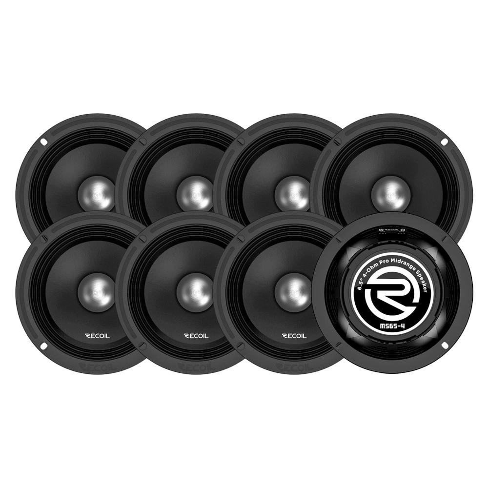 8-pack Recoil MS65-4P, 6.5" SPL-mellanregister