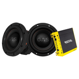 2-pack GAS MAX S1-6D1 med Recoil RL680.1, 2x6.5" baspaket
