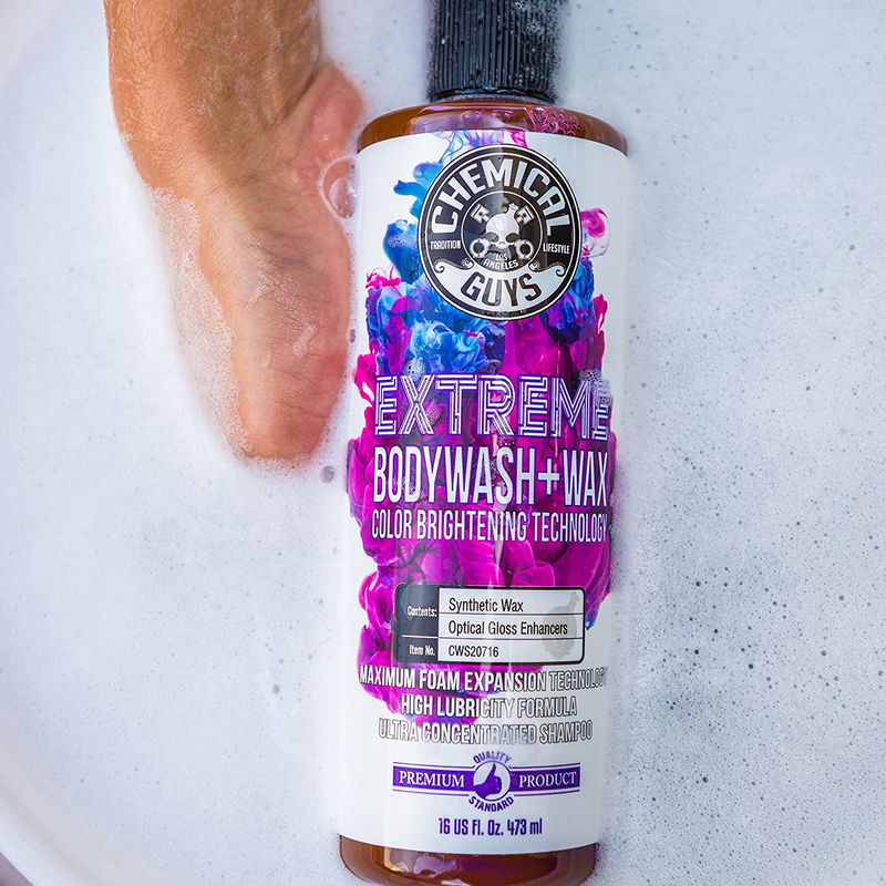 Chemical Guys Extreme Bodywash + Wax Bilschampo 3x473ml