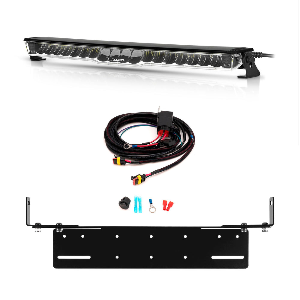 Lazer Glide Elite PL - Kurvad / 52 cm / 130W - Komplett paket