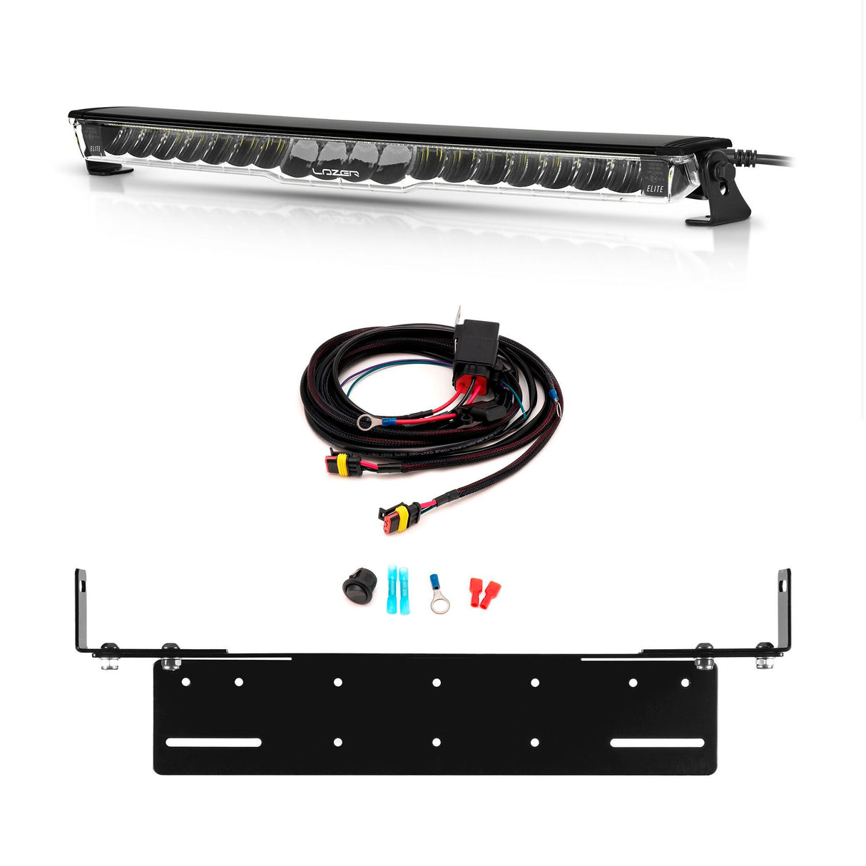 Lazer Glide Elite PL - Kurvad / 52 cm / 130W - Komplett paket