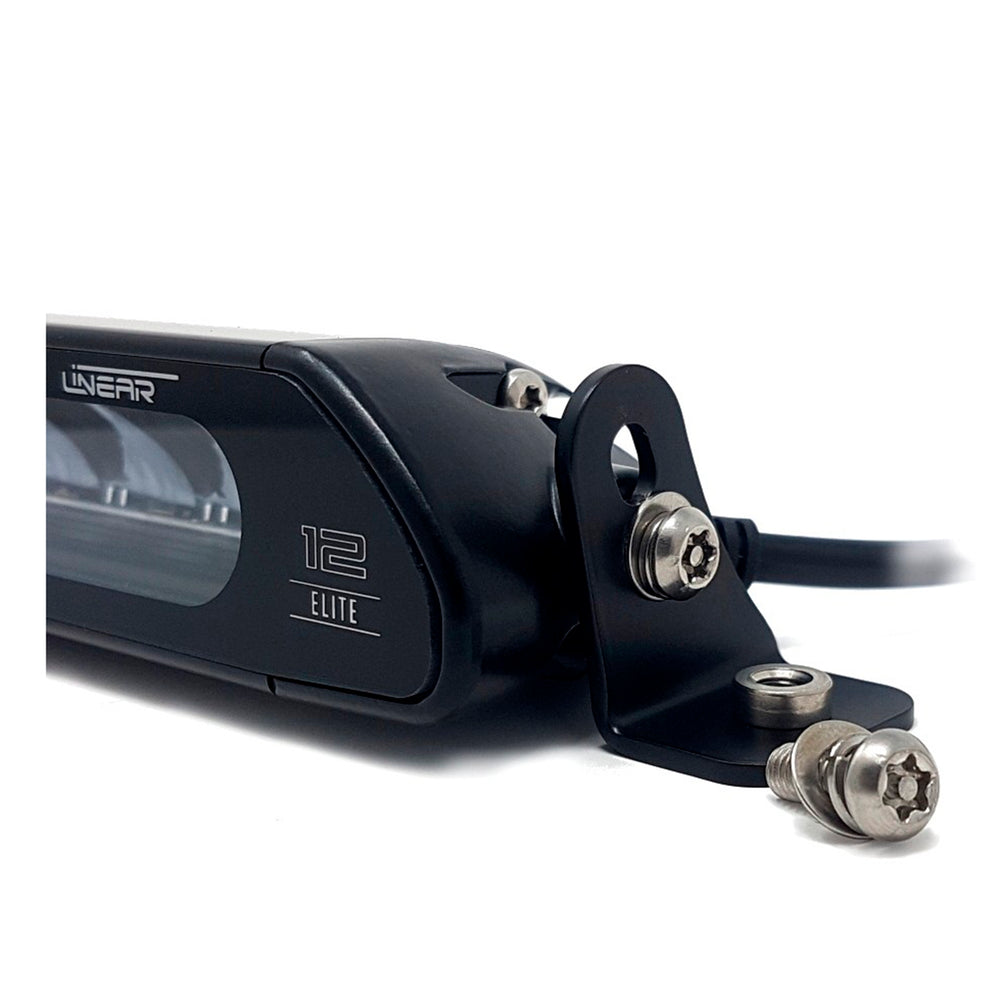 Extraljus Lazer Linear 12 Elite med Positionsljus - Rak / 38 cm / 84W