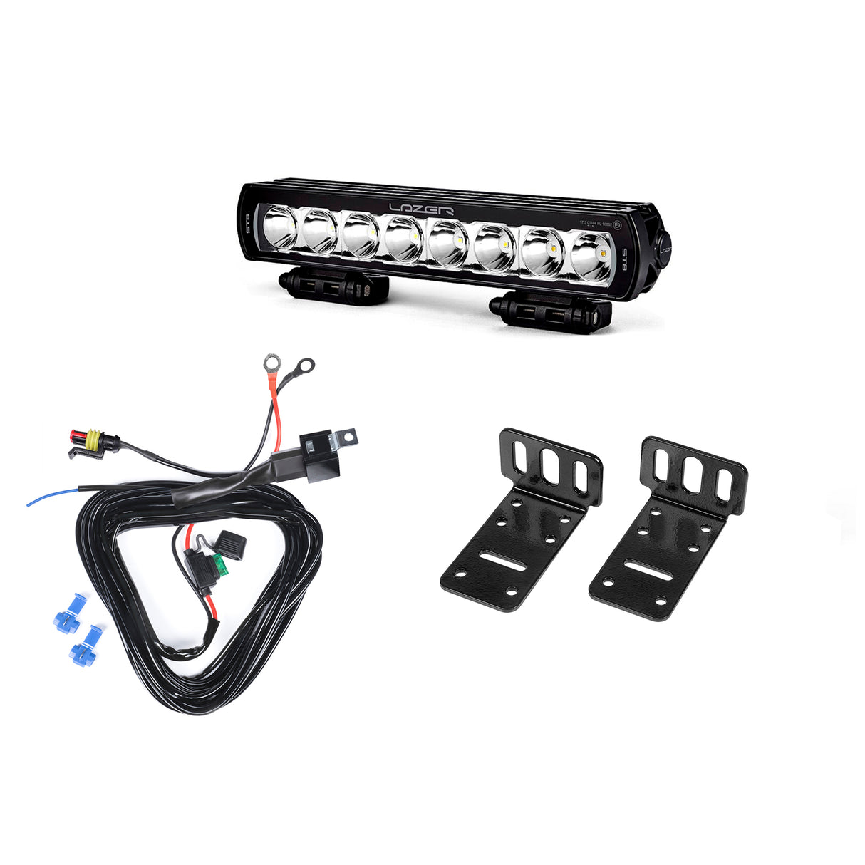 Extraljus Lazer ST8 Evolution - Rak / 36 cm / 88W - Komplett paket