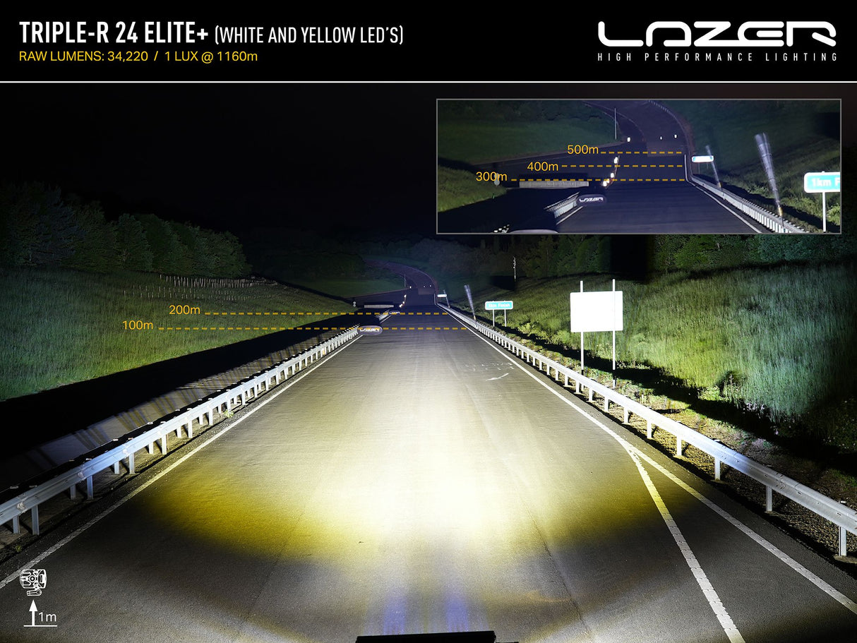 Extraljus Lazer Triple-R 24 Elite+ - Rak / 112 cm /340W